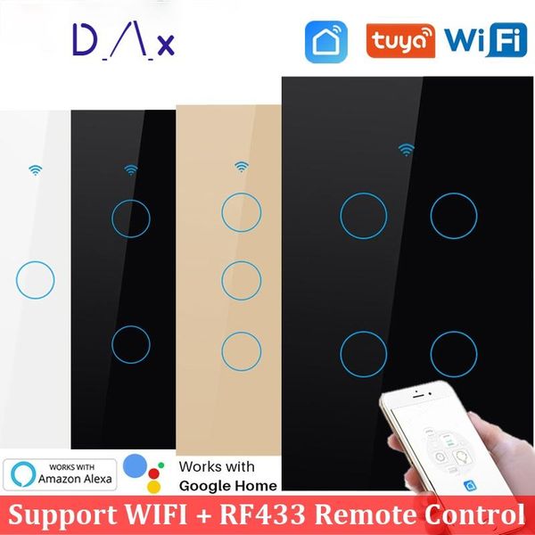 smart home control dyx tuya light switch panel wall interruptor 1/2/3/4 gang wifi switch,ac100-250v,works with alexa google
smart home control dyx tuya light switch panel wall interruptor 1/2/3/4 gang wifi switch,ac100-250v,works with alexa google