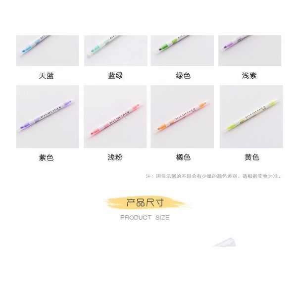 students use 12-color double-head highlighter pen account diary decoration pastel color marker note pen kawaii school jlljeh
students use 12-color double-head highlighter pen account diary decoration pastel color marker note pen kawaii school jlljeh