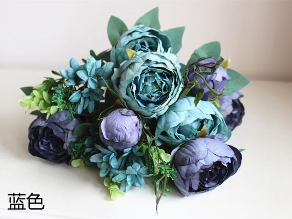 9heads/bunch silk flowers artificial peony flowers for decoration 6 colors beautiful wedding decorative flower
9heads/bunch silk flowers artificial peony flowers for decoration 6 colors beautiful wedding decorative flower