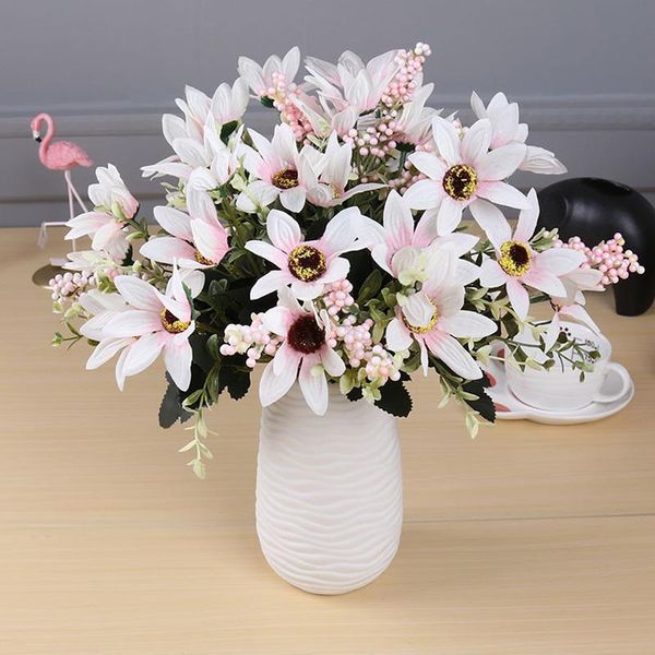 decorative flowers & wreaths 1pcs daisy bride bouquet for christmas home wedding year decoration fake plants artificial garden
decorative flowers & wreaths 1pcs daisy bride bouquet for christmas home wedding year decoration fake plants artificial garden
