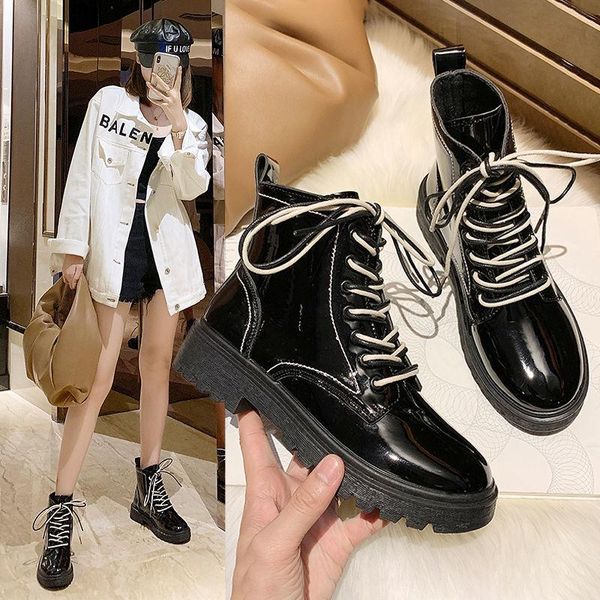 boots genuine leather ladies women lace up low heel casual ankle for students shoes woman short, Black
boots genuine leather ladies women lace up low heel casual ankle for students shoes woman short, Black