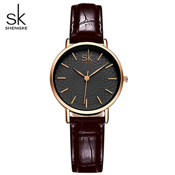 wristwatches sk brand classic black women watches ladies quartz analog clock girl casual watch women's leather wrist montre femme, Slivery;brown
wristwatches sk brand classic black women watches ladies quartz analog clock girl casual watch women's leather wrist montre femme, Slivery;brown