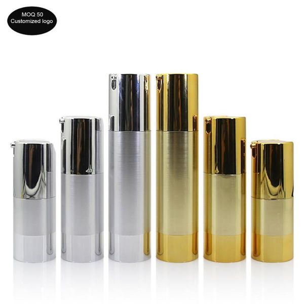 storage bottles & jars 50pcs/lot 15ml 30ml 50ml uv gold silver refinement airless vacuum pump lotion used for cosmetic packing
storage bottles & jars 50pcs/lot 15ml 30ml 50ml uv gold silver refinement airless vacuum pump lotion used for cosmetic packing