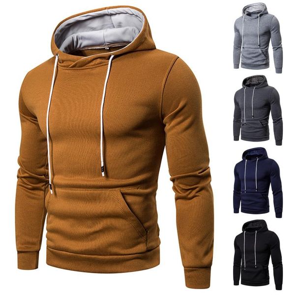 men's hoodies & sweatshirts streetwear with pocket oversize autumn winter solid stitching color loose large size hooded top, Black
men's hoodies & sweatshirts streetwear with pocket oversize autumn winter solid stitching color loose large size hooded top, Black
