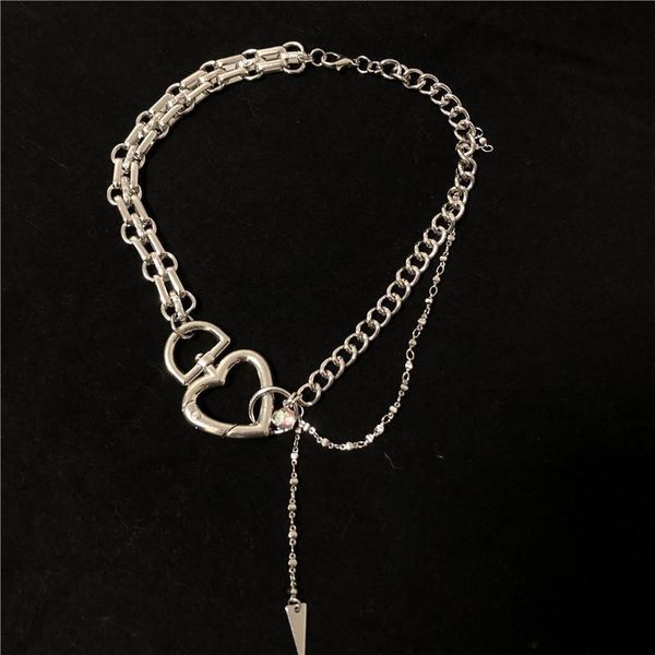 chains korean version of crystal peach heart lock pendant necklace net red clavicle chain female, Silver
chains korean version of crystal peach heart lock pendant necklace net red clavicle chain female, Silver
