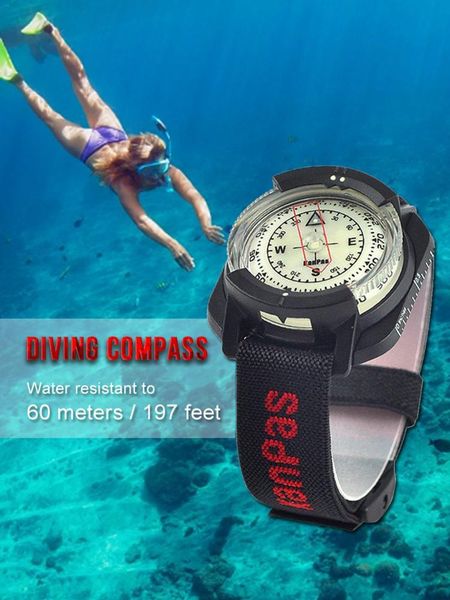 outdoor gadgets diving compass high precision professional wrist 60 m / 197 feet fluorescent dial
outdoor gadgets diving compass high precision professional wrist 60 m / 197 feet fluorescent dial