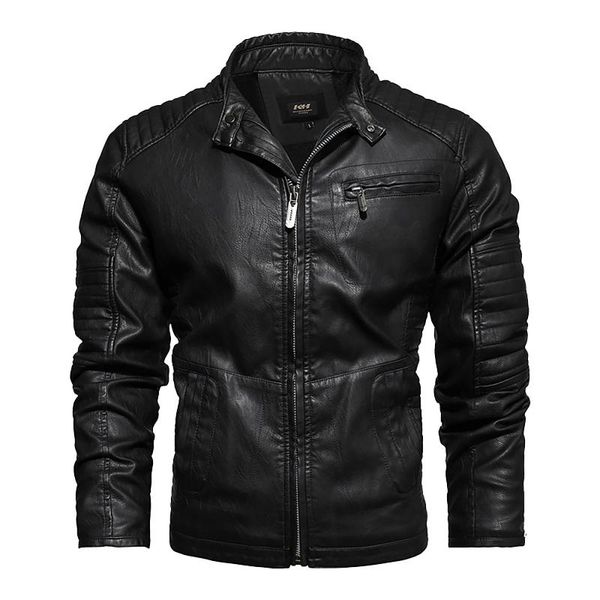 men's jackets 2021 fashion men motorcycle leather coat brand winter autumn warm streetwear slim biker male faux pu jacket, Black;brown
men's jackets 2021 fashion men motorcycle leather coat brand winter autumn warm streetwear slim biker male faux pu jacket, Black;brown