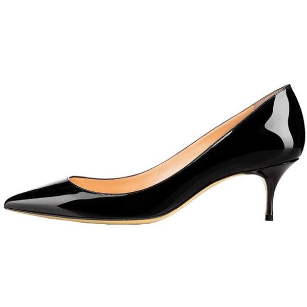 dress shoes lovirs womens solid color comfort stiletto mid-heel pointy toe pumps for party 6.5cm, Black
dress shoes lovirs womens solid color comfort stiletto mid-heel pointy toe pumps for party 6.5cm, Black