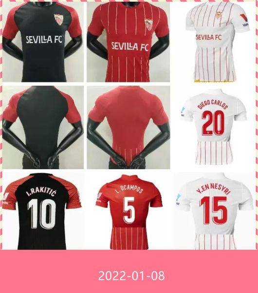 21 22 sevilla ocampos soccer jersey player version navas ever banega de jong el haddadi torres rakitic vazquez kounde football shirt kits, Black;yellow
21 22 sevilla ocampos soccer jersey player version navas ever banega de jong el haddadi torres rakitic vazquez kounde football shirt kits, Black;yellow