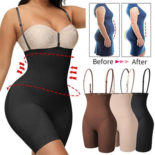 women's shapers shapewear for women tummy control fajas full body shaper waist trainer bulifter mid thigh slimmer shorts, Black;white
women's shapers shapewear for women tummy control fajas full body shaper waist trainer bulifter mid thigh slimmer shorts, Black;white