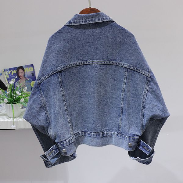 vintage blue denim women harajuku loose short outerwear chaqueta mujer pocket bat sleeve casual jeans jacket coat female jv6m, Black;brown
vintage blue denim women harajuku loose short outerwear chaqueta mujer pocket bat sleeve casual jeans jacket coat female jv6m, Black;brown