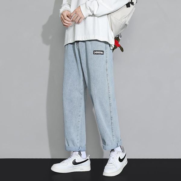 men's pants glacialwhale straight baggy jeans men 2021 solid denim japanese streetwear korean style blue wide leg for, Black
men's pants glacialwhale straight baggy jeans men 2021 solid denim japanese streetwear korean style blue wide leg for, Black