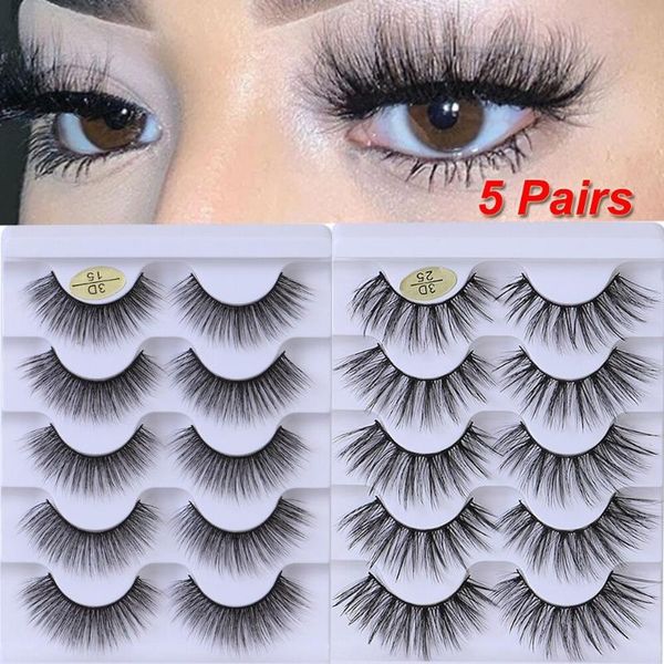 false eyelashes 5 pairs 3d natural long wispies cross cruelty-eyes lashes extension handmade makeup beauty tool
false eyelashes 5 pairs 3d natural long wispies cross cruelty-eyes lashes extension handmade makeup beauty tool