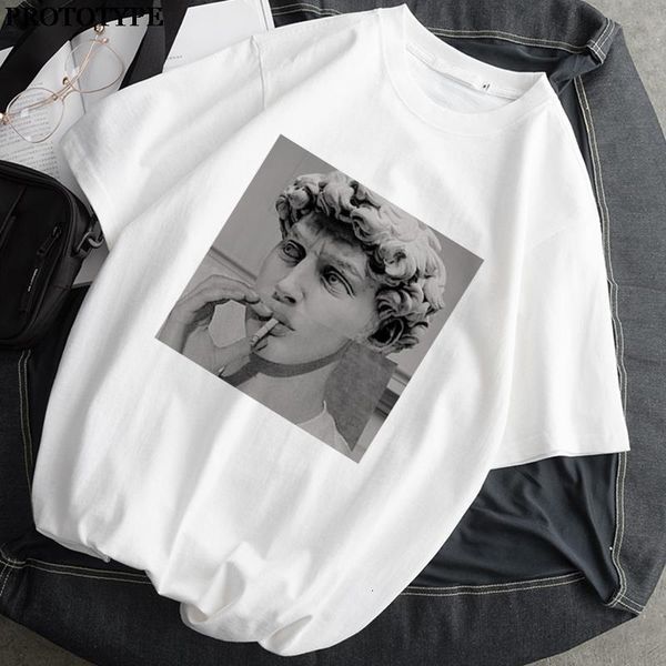 funny statue printing shirt aesthetic white short sleeve casual t shirt summer female cotton women t-shirt
funny statue printing shirt aesthetic white short sleeve casual t shirt summer female cotton women t-shirt