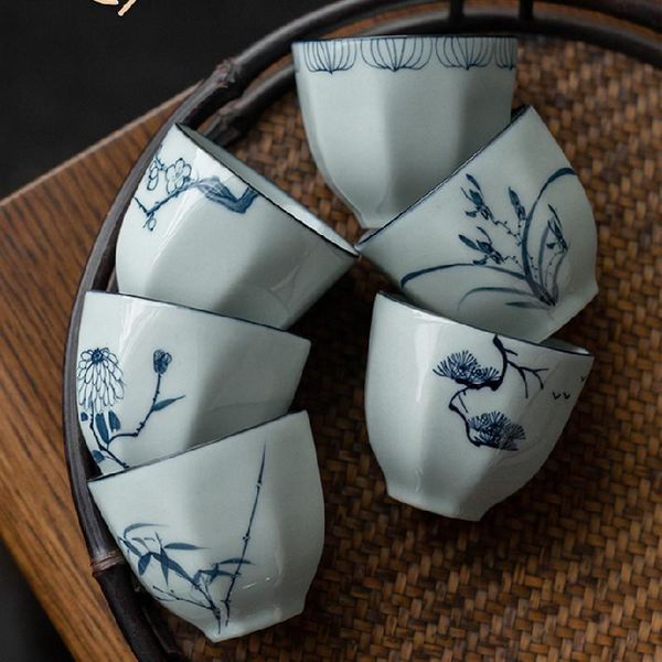 cups & saucers hand-painted blue and white tea cup ceramic personal product set small retro master single
cups & saucers hand-painted blue and white tea cup ceramic personal product set small retro master single
