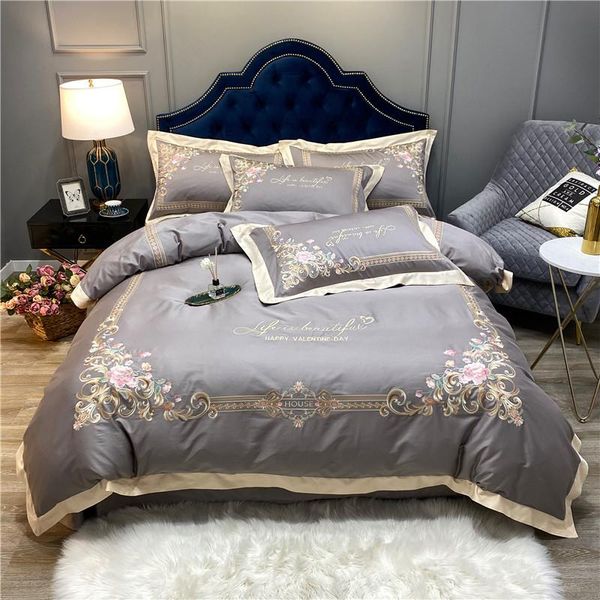 bedding sets luxury gray 100s satin egyptian cotton flowers embroidery sheet bed set king pillowcases cover textiles home duvet
bedding sets luxury gray 100s satin egyptian cotton flowers embroidery sheet bed set king pillowcases cover textiles home duvet