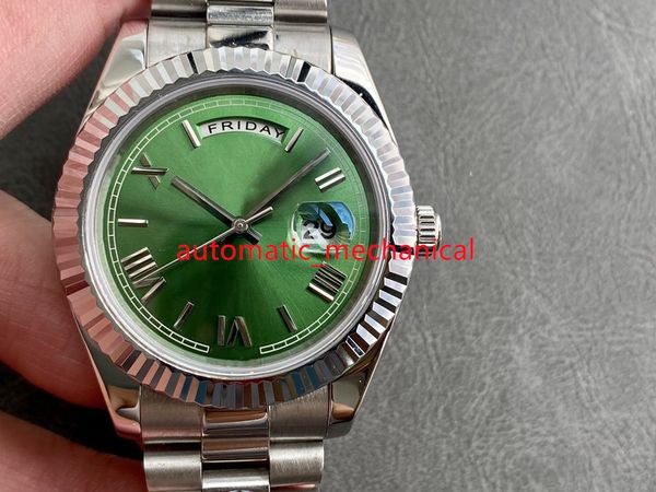 u1 factory mens watch 40mm multicolor roman dial day-date 228239 stainless steel automatic mechanical waterproof sapphire luxury wristwatche, Slivery;brown
u1 factory mens watch 40mm multicolor roman dial day-date 228239 stainless steel automatic mechanical waterproof sapphire luxury wristwatche, Slivery;brown