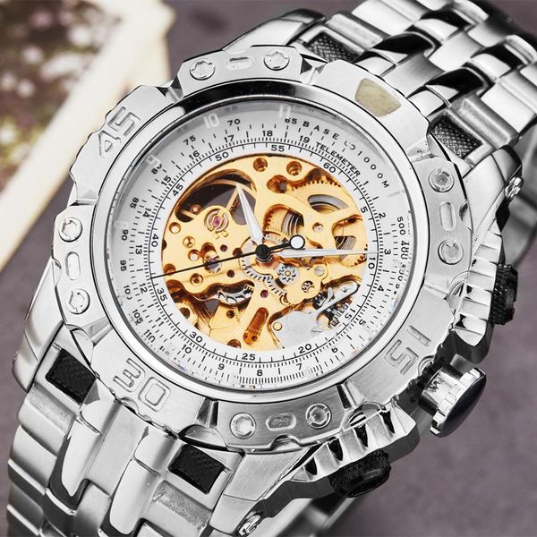 wristwatches 2021 fashion steampunk automatic mechanical wrist watch men luxury stainless steel waterproof male clock relogio masculino, Slivery;brown
wristwatches 2021 fashion steampunk automatic mechanical wrist watch men luxury stainless steel waterproof male clock relogio masculino, Slivery;brown
