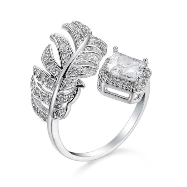 cluster rings exquisite women's silver crystal zircon ring creative plant leaf iced out noble jewelry valentine's day gift, Golden;silver
cluster rings exquisite women's silver crystal zircon ring creative plant leaf iced out noble jewelry valentine's day gift, Golden;silver