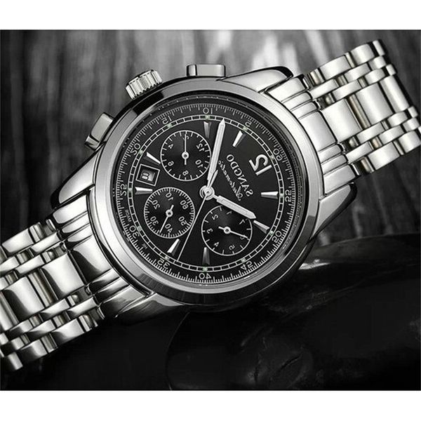 40mm sangdo business automatic self-wind movement sapphire crystal mechanical multifunction men's watch 048sd, Slivery;brown
40mm sangdo business automatic self-wind movement sapphire crystal mechanical multifunction men's watch 048sd, Slivery;brown