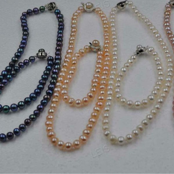 earrings & necklace genuine freshwater cultured pearl set bracelet various color style, Silver
earrings & necklace genuine freshwater cultured pearl set bracelet various color style, Silver