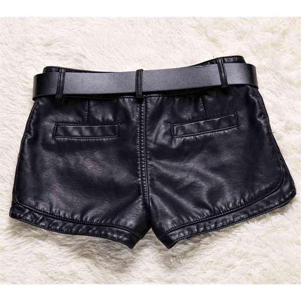 autumn and winter ladies pu leather shorts korean casual slim boots dk291 210719, White;black
autumn and winter ladies pu leather shorts korean casual slim boots dk291 210719, White;black