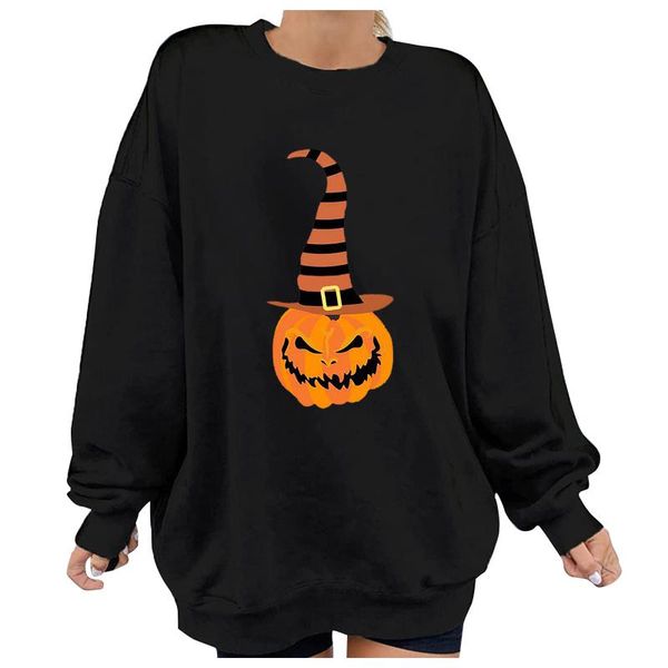 women's hoodies & sweatshirts halloween print long-sleeved sweatshirt casual blouse pullover autumn winter womens crewneck long sleeve, Black
women's hoodies & sweatshirts halloween print long-sleeved sweatshirt casual blouse pullover autumn winter womens crewneck long sleeve, Black