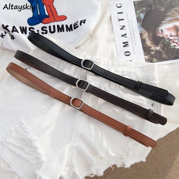 belts women durable trendy accessories harajuku adjustable belt retro simple korean style womens leather casual students daily, Black;brown
belts women durable trendy accessories harajuku adjustable belt retro simple korean style womens leather casual students daily, Black;brown