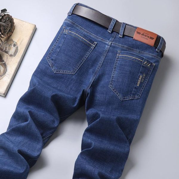 men's jeans stretch regular fit business casual classic style fashion denim trousers male black blue pants large size 28-40
men's jeans stretch regular fit business casual classic style fashion denim trousers male black blue pants large size 28-40