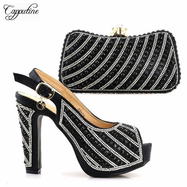 dress shoes black high heel and bag sets series fashion sandals with handbag for party s2872 ,heel height 12.5cm
dress shoes black high heel and bag sets series fashion sandals with handbag for party s2872 ,heel height 12.5cm