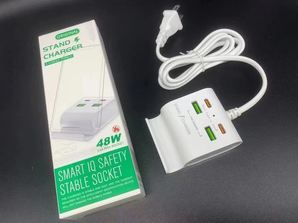 48w 2 usb x 2 type c smart iq safety satble socket stand charger with us plug extending cable for iphone android cellphone
48w 2 usb x 2 type c smart iq safety satble socket stand charger with us plug extending cable for iphone android cellphone