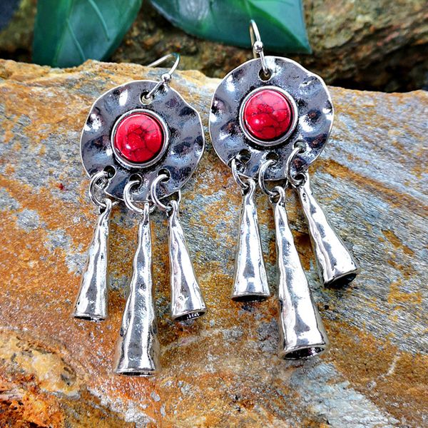 vintage red turquoise long earring silver plated tassel drop hoop earrings charm eardrop wholesale women jewelry statement gift
vintage red turquoise long earring silver plated tassel drop hoop earrings charm eardrop wholesale women jewelry statement gift
