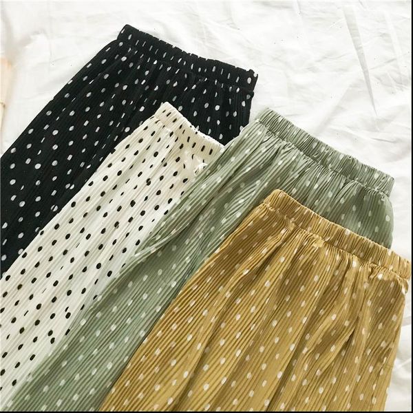 polka dot pleated skirt 2021 summer korean long high waist slim pleated skirt school skirt sweet midi saia, Black
polka dot pleated skirt 2021 summer korean long high waist slim pleated skirt school skirt sweet midi saia, Black