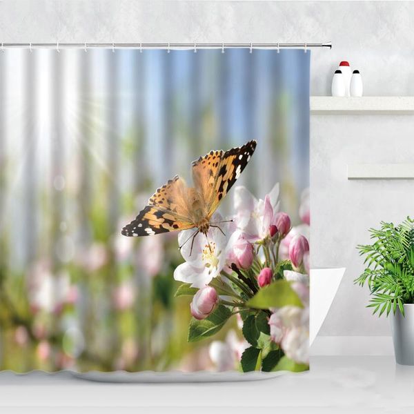 sunlight rural scenery shower curtain set pink flower butterfly green leaf modern waterproof fabric home decor bathroom curtains
sunlight rural scenery shower curtain set pink flower butterfly green leaf modern waterproof fabric home decor bathroom curtains