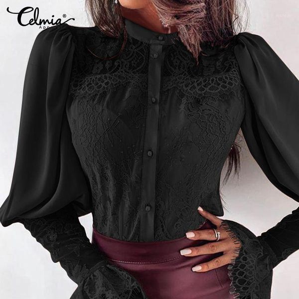 celmia fashion shirts 2019 women long lantern sleeve blouses autumn spring ladies elegant lace casual sweat female blusas1, White
celmia fashion shirts 2019 women long lantern sleeve blouses autumn spring ladies elegant lace casual sweat female blusas1, White