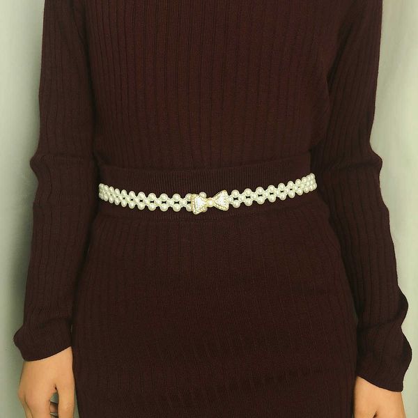 jewelry temperament lady beads micro inlaid body simple imitation pearl versatile fashion waist chain, Silver
jewelry temperament lady beads micro inlaid body simple imitation pearl versatile fashion waist chain, Silver