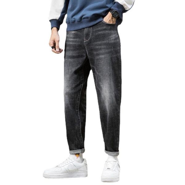 large size men jeans micro-elastic new fattening increased elastic pants loose trend harem pants, Blue
large size men jeans micro-elastic new fattening increased elastic pants loose trend harem pants, Blue