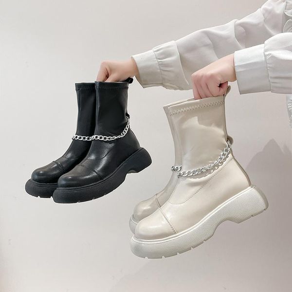 boots women's mid calf luxury designer shoes round toe boots-women lolita fashion elegant autumn ladies mid-calf low rubber, Black
boots women's mid calf luxury designer shoes round toe boots-women lolita fashion elegant autumn ladies mid-calf low rubber, Black
