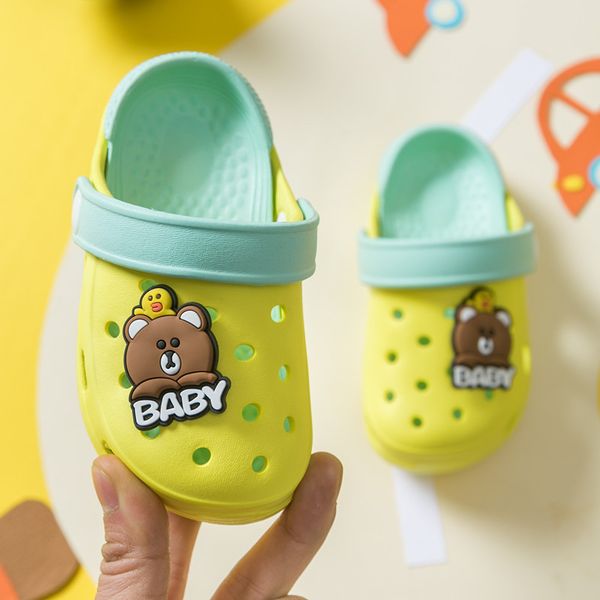 baby beach shoes kids girls boys slippers cute bear eva children sandals 2021 summer hole slippers for kids croc toddler shoes, Black;red
baby beach shoes kids girls boys slippers cute bear eva children sandals 2021 summer hole slippers for kids croc toddler shoes, Black;red