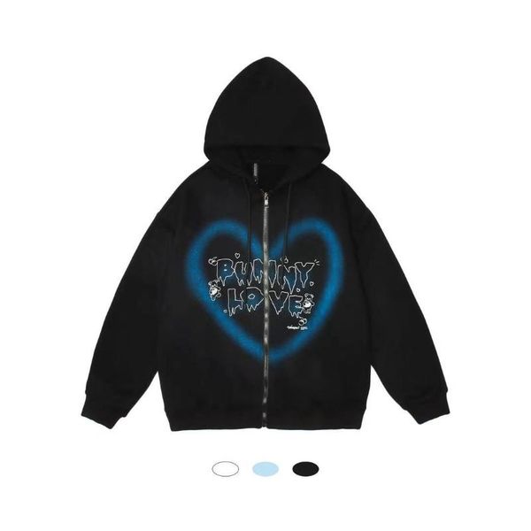women's hoodies & sweatshirts harajuku heart letter kawaii e-girl anime women y2k zip-up hoodie 2021 autumn graffiti bear print punk sw, Black
women's hoodies & sweatshirts harajuku heart letter kawaii e-girl anime women y2k zip-up hoodie 2021 autumn graffiti bear print punk sw, Black