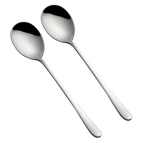 spoons 2 pcs soup spoon stainless steel long handle tablespoon tableware kitchen accessories tea coffee
spoons 2 pcs soup spoon stainless steel long handle tablespoon tableware kitchen accessories tea coffee