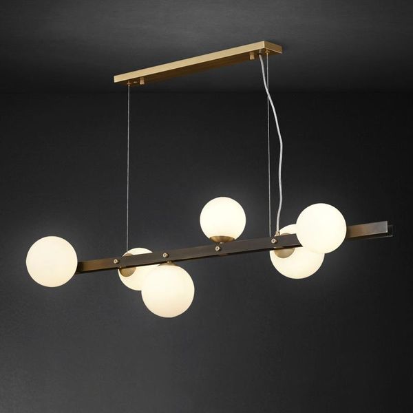 pendant lamps light luxury post-modern minimalist chandelier restaurant dining table bar all copper glass
pendant lamps light luxury post-modern minimalist chandelier restaurant dining table bar all copper glass