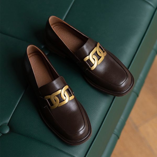 womens genuine leather slip-on flats loafers square toe chain decoration casual moccasins leisure espadrilles daily shoes womendress shoes, Black
womens genuine leather slip-on flats loafers square toe chain decoration casual moccasins leisure espadrilles daily shoes womendress shoes, Black