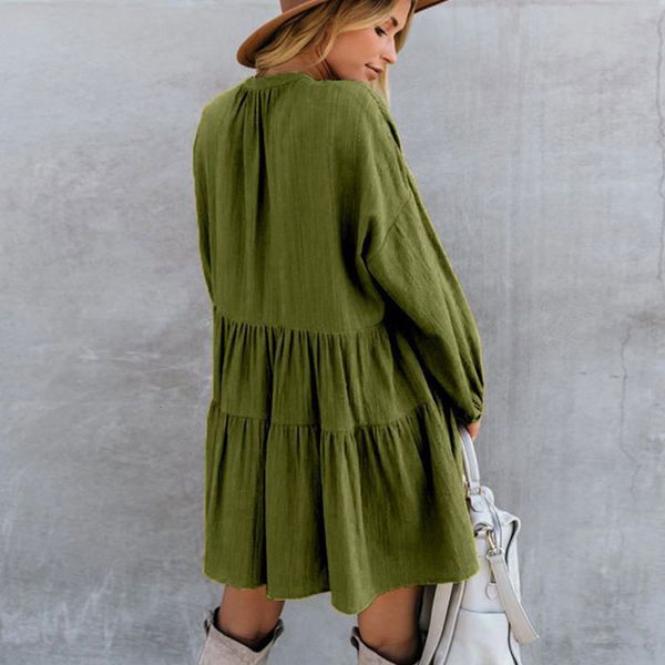 2021 new elegant v neck ruffles mini women autumn lantern long sleeve loose vintage doll streetwear x5zo, Black;gray
2021 new elegant v neck ruffles mini women autumn lantern long sleeve loose vintage doll streetwear x5zo, Black;gray