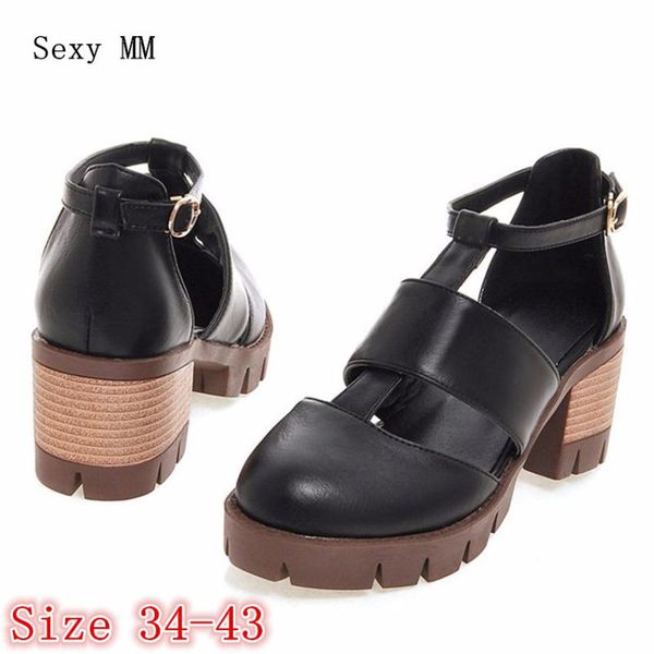 dress shoes cut-outs summer casual retro women brogue high heel pumps heels gladiator sandals woman plus size 34-40.41.42.43, Black
dress shoes cut-outs summer casual retro women brogue high heel pumps heels gladiator sandals woman plus size 34-40.41.42.43, Black