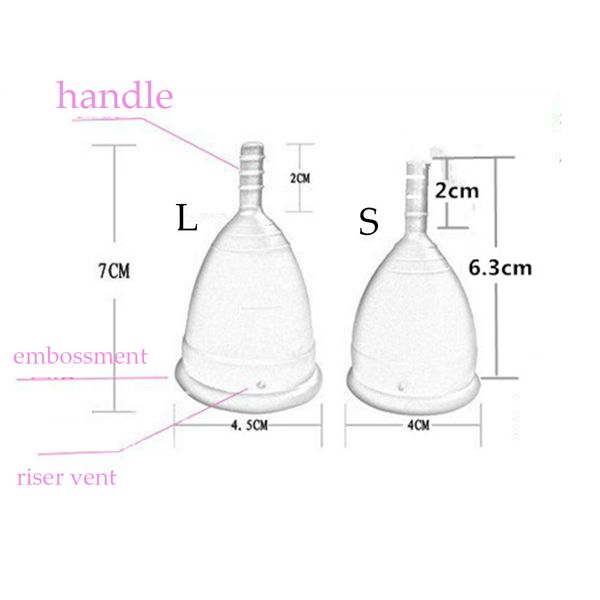 1pcs medical grade silicone menstrual cup for women feminine hygine product health care anner cup with box j25
1pcs medical grade silicone menstrual cup for women feminine hygine product health care anner cup with box j25