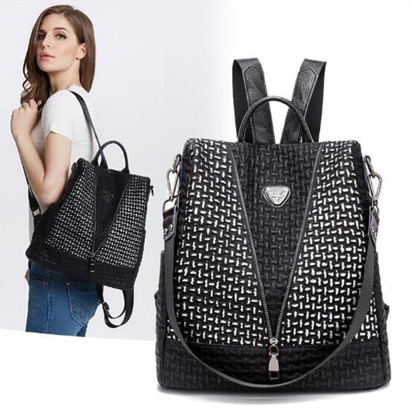 outdoor bags 2021 women backpack shoulder bag cowhide pu leather backpacks for teenage girls female travel bagpack plecak damsk
outdoor bags 2021 women backpack shoulder bag cowhide pu leather backpacks for teenage girls female travel bagpack plecak damsk
