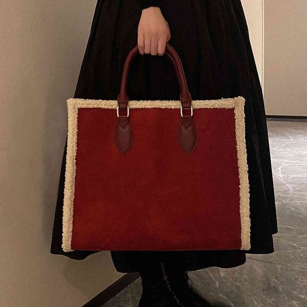 year's red bag christmas lamb maotuote one shoulder portable large steamed stuffed bun mother, Black;red
year's red bag christmas lamb maotuote one shoulder portable large steamed stuffed bun mother, Black;red