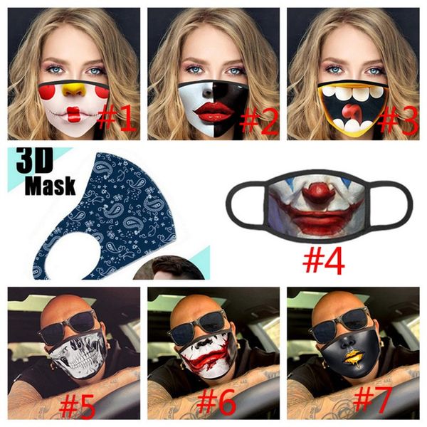 clowns printing mascarillas cotton fashion pop mouth cloth mask magic reusable face mask funny carnival anti-dust filter, Black
clowns printing mascarillas cotton fashion pop mouth cloth mask magic reusable face mask funny carnival anti-dust filter, Black