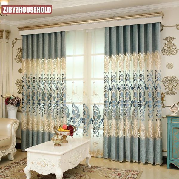 curtain & drapes european style curtains for living dining room bedroom high-end villa hollow embroidery finished product customization
curtain & drapes european style curtains for living dining room bedroom high-end villa hollow embroidery finished product customization